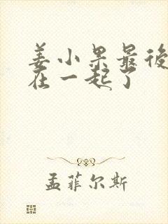 姜小果最后和谁在一起了封面