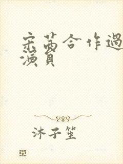 宋茜合作过的男演员