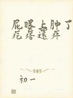 屁眼上肿了个肉疙瘩还疼