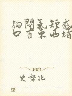 胸闷气短感觉胸口有东西堵着