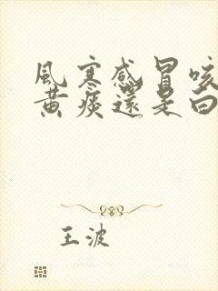 风寒感冒咳嗽是黄痰还是白痰