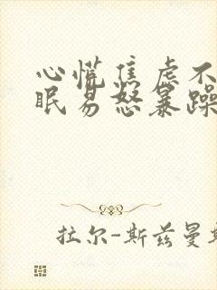 心慌焦虑不安失眠易怒暴躁封面