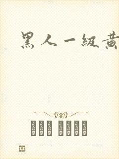 黑人一级黄色片