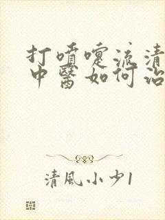 打喷嚏流清鼻涕中医如何治疗