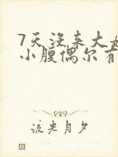 7天没来大姨妈小腹偶尔有点痛封面