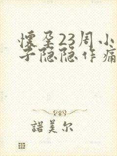 怀孕23周小肚子隐隐作痛正常吗