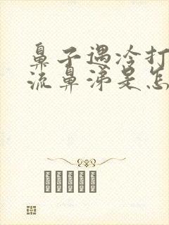 鼻子遇冷打喷嚏流鼻涕是怎么回事