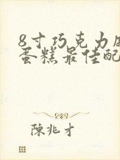 8寸巧克力戚风蛋糕最佳配方封面