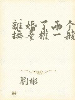 离婚了两个孩子抚养权一般判给谁