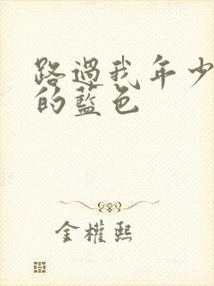 路过我年少时光的蓝色