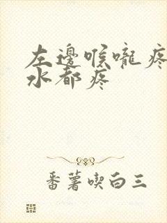 左边喉咙疼咽口水都疼封面