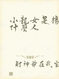 小龙女是杨过的什么人