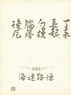 后脑勺长了一个疙瘩摸起来硬硬的