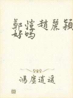 郑恺赵丽颖关系好吗封面