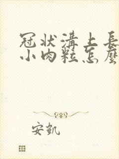 冠状沟上长几个小肉粒怎么办