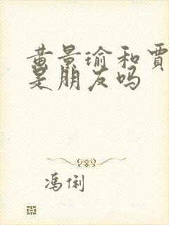 黄景瑜和贾乃亮是朋友吗封面