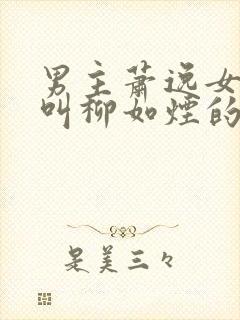 男主萧逸女主角叫柳如烟的小说