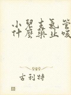 小儿支气管炎吃什么药止咳