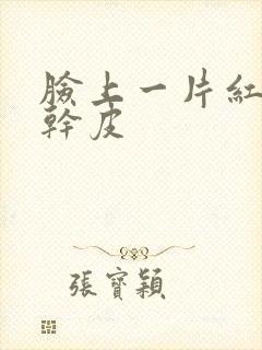 脸上一片红还起干皮封面