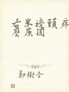 右半边头疼是什么原因