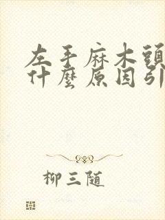 左手麻木头晕是什么原因引起的