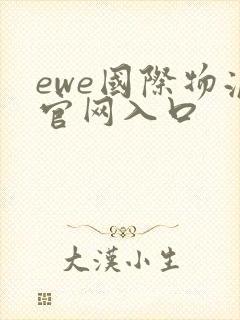 ewe国际物流官网入口封面