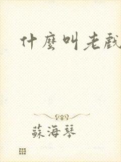 什么叫老戏骨封面