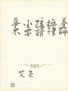 争小孩抚养权要不要请律师