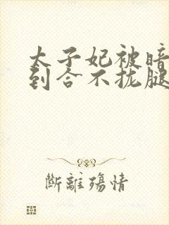 太子妃被暗卫C到合不拢腿