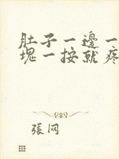 肚子一边一个硬块一按就疼是怎么回事