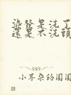 染发是洗了头好还是不洗头好