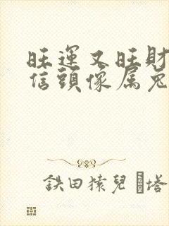 旺运又旺财的微信头像属兔