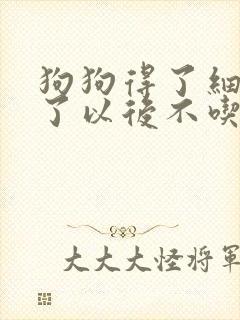 狗狗得了细小好了以后不吃东西怎么办封面