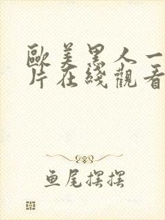 欧美黑人一级淫片在线观看