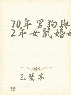 70年男狗与72年女鼠婚姻是否相配