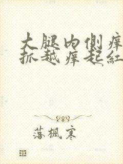 大腿内侧痒痒越抓越痒起红疙瘩