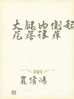 大腿内侧起红色疙瘩很痒