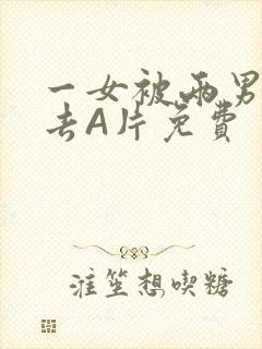 一女被两男桶进去A片免费