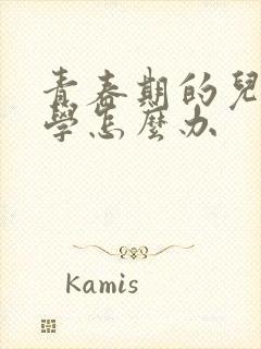 青春期的儿子厌学怎么办