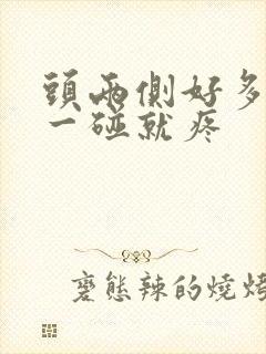 头两侧好多疙瘩一碰就疼