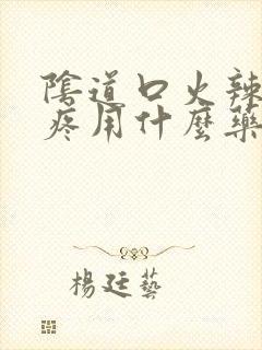 阴道口火辣辣的疼用什么药