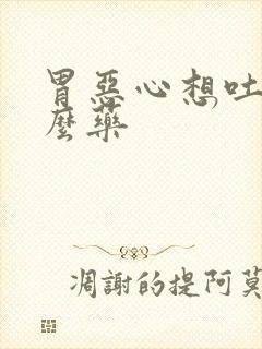 胃恶心想吐用什么药