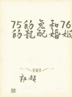 75的兔和76的龙配婚姻好不好