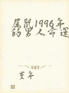 属鼠1996年的男人命运