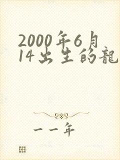 2000年6月14出生的龙命运