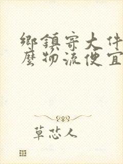 乡镇寄大件用什么物流便宜