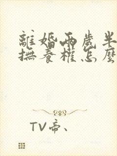 离婚两岁半小孩抚养权怎么判封面