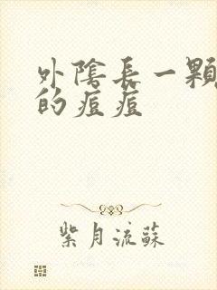 外阴长一颗硬硬的痘痘