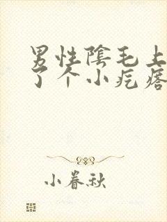 男性阴毛上面长了个小疙瘩