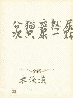 公猫突然尿频每次只尿一点